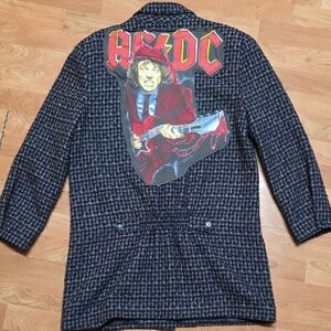 AC/DC Upcycled Blazer Jacket